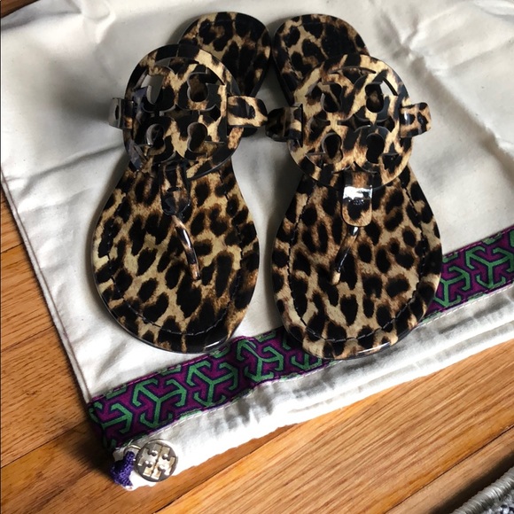 Tory Burch Shoes - Like New Tory Burch Miller Sandals Size 9 Cheetah